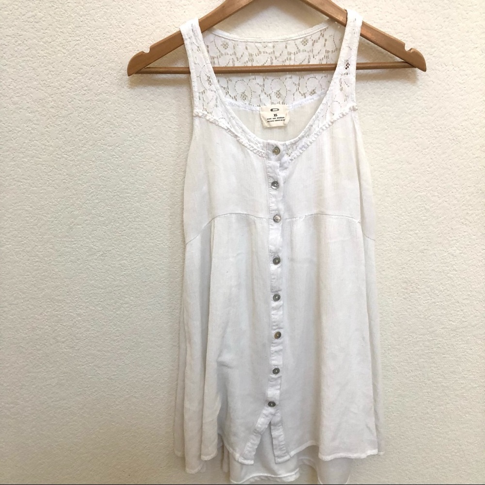 Urban Outfitters Pins&Needles Ivory Crochet  XS